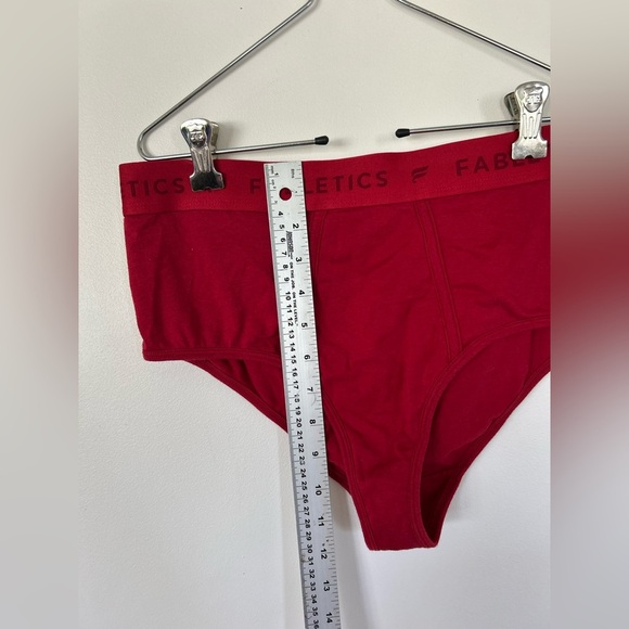 NWOT Fabletics 24/7 High Waisted Brief Red XL - Picture 5 of 8